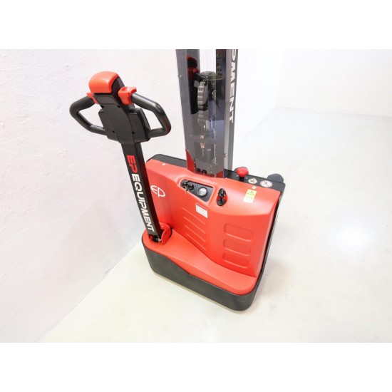  TRANSPALET ELECTRIC CU MONOCATARG, CU RIDICARE LIBERA, SARCINA MAXIMA 1200 KG, INALTIME DE RIDICARE 1600 MM, ES12-12MM